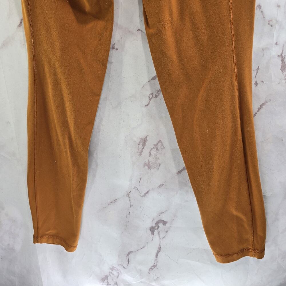Athleta Leggings Womens Large X 29 Orange Salutation Stash Tight Full Length - Picture 8 of 14